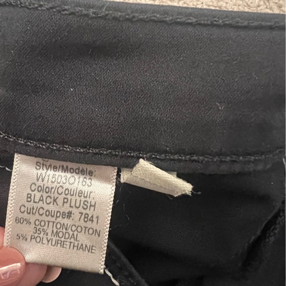 Rag & Bone Leggings in Black Plush Size 27 Jeggings Denim - Picture 10 of 13